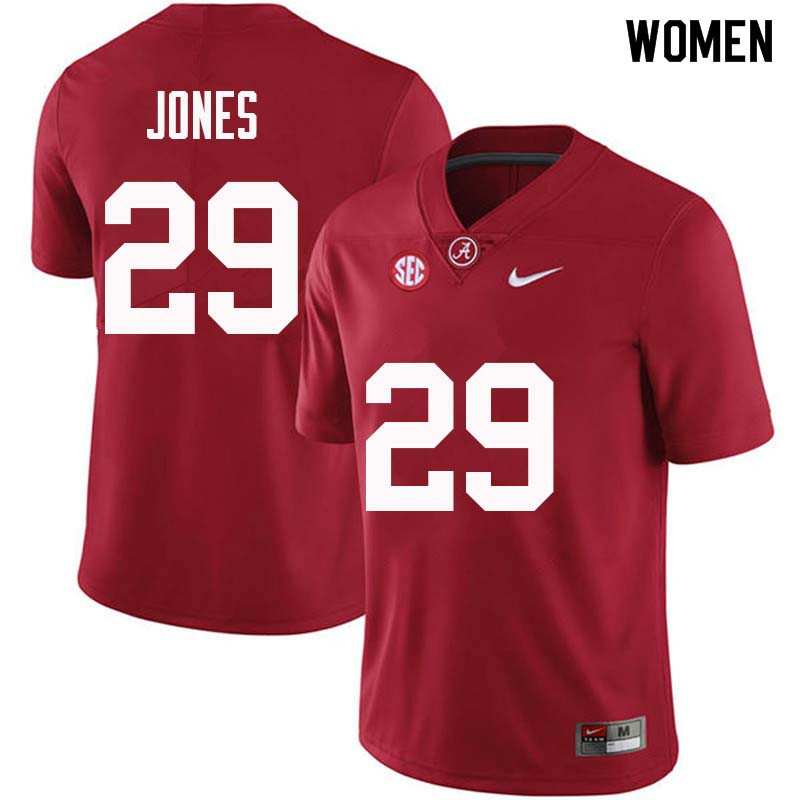 Women #29 Austin Jones Alabama Crimson Tide College Football Jerseys Sale-Crimson